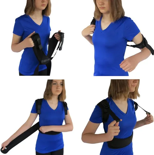 Vista 2 de ComfyMed® Posture Corrector Clavicle Support Brace CM-PB16 Medical Device to Improve Bad Posture, Thoracic Kyphosis, Shoulder Alignment, Upper Back