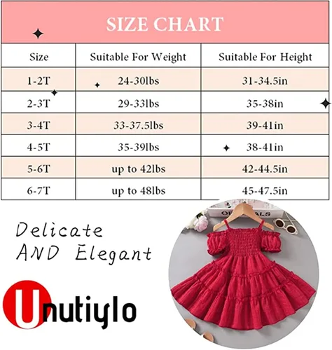 Vista 5 de Vestidos de princesa de fiesta para niñas pequeñas de 18 meses a 8 años