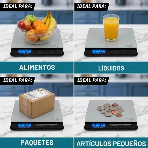 Vista 6 de Smart Weigh Escala Postal Profesional de USPS con Plataforma de Vidrio Templado, Múltiples Modos de Pesaje y Función de Tara, Escala de Envío