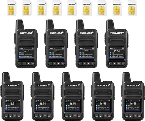 Vista 9 de TIDRADIO M15 Globla Rapid Walkie Talkies de largo alcance 5000+ millas PoC Radios