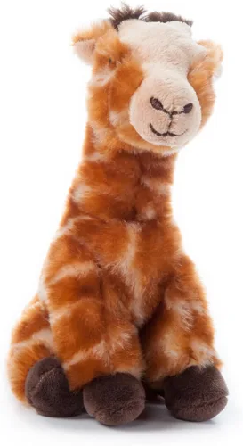 Vista 2 de The Petting Zoo Jirafa de peluche, muñeco de felpa, regalos para niños, colección Wild Onez Babiez Zoo Animals, peluche de jirafa 6 pulgadas