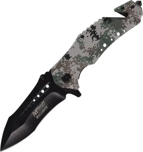 Vista 13 de MTech USA MT-A845BK Cuchillo con resorte, 5" cerrado, hoja negra