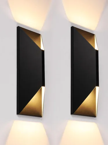 Vista 10 de LEONLITE Lámpara de pared LED regulable 5CCT arriba-abajo, 100-277V, CRI 90+, IP65 impermeable, regulable del 10% al 100% para exteriores