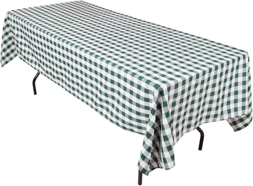 Vista 5 de LinenTablecloth - Mantel cuadrado de poliéster de 54 pulgadas, color blanco y negro