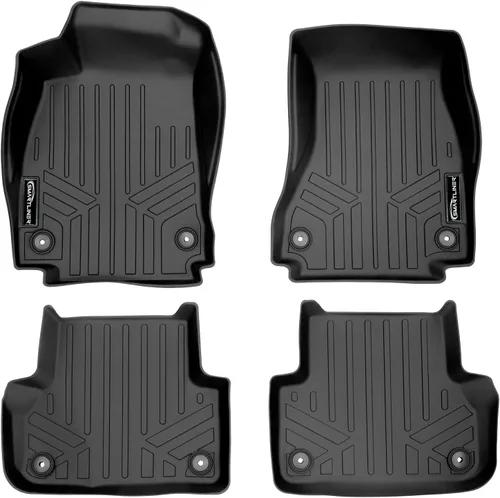 Vista 32 de MAXLINER Juego de alfombrillas de piso y forros de primera fila para Audi A4 / S4 Sedan / A4 Allroad 2017-2025