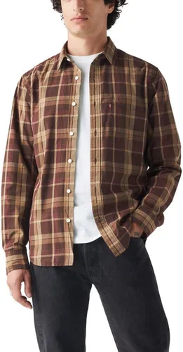 Vista 43 de Levi's - Camisa clásica de manga larga con 1 bolsillo con botones para hombre Caviar
