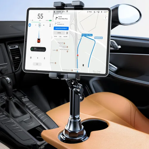 Vista 8 de Miracase Soporte Universal para Teléfono en Portavasos de Coche, [Versión Mejorada] Soporte Ajustable de Cuello Largo para Portavasos de Coche