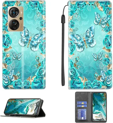 Vista 175 de jioeuinly ATT Motivate 2 - Funda compatible con ATT Motivate 2, funda con soporte abatible y cierre magnético DJS