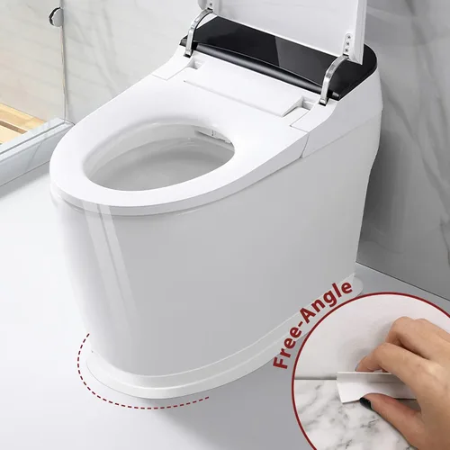 Vista 4 de SNAIL GARDEN 2 rollos de tiras selladoras de baño de alta adherencia mejoradas con 2 raspadores de limpieza para calafatear, tira adhesiva acrílica