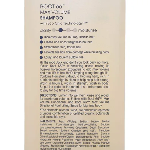 Vista 4 de Giovanni Cosméticos Root 66 Champú de volumen máximo, 8.5 oz