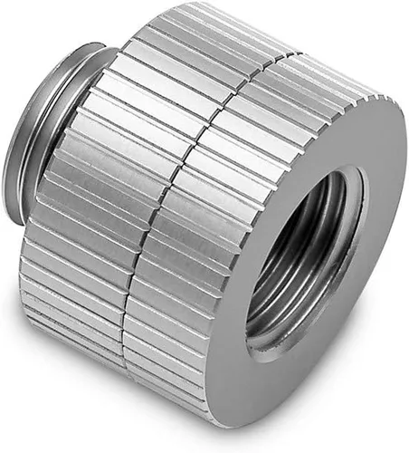 Vista 2 de EK WB EK-Quantum Torque 0.551 in Rotary Macho a Hembra Extender Fitting, titanio satinado