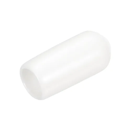 Vista 52 de uxcell 80 tapas de goma de 0.551 in de vinilo de identificación redonda tapa tapa de rosca de tornillo protectores negro
