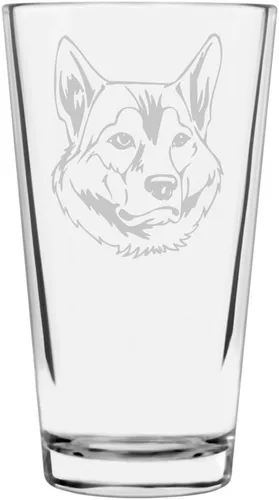 Vista 177 de Podenco Canario - Vaso de pinta de 16 onzas con temática de perro personalizado