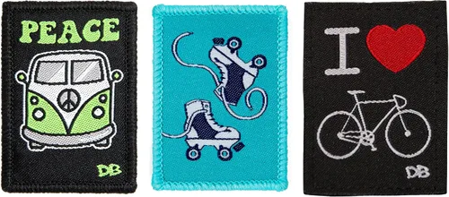 Vista 11 de Dime Bags Parches intercambiables Parches para personalizar bolsas de diez centavos (banana, paleta, sandía)