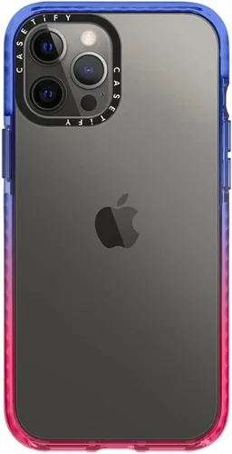 Vista 9 de CASETiFY Impact - Funda para iPhone 12 Pro Max, color negro transparente