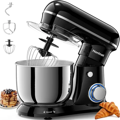 Vista 19 de Honinst Batidora eléctrica de pie 4QT, mezclador de cocina compacto de Verde
