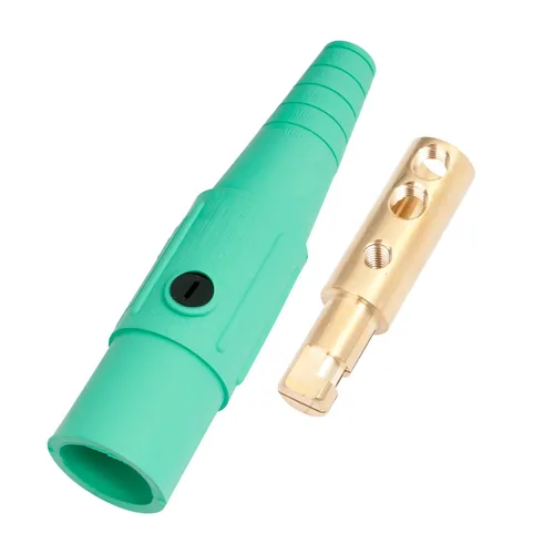 Vista 10 de Marinco CLS20FB-A CLS tipo Cam, serie 16 en línea, conector de un solo pin, 400 amperios, 600 voltios, #2-2/0 AWG, hembra - negro (A)