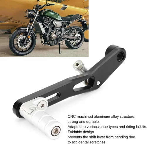Vista 5 de KIMISS Palanca de cambio de marchas, palanca de cambios de motocicleta, pedal de cambio de repuesto para MT-07/FZ-07/XSR 700/MT-07 Tracer
