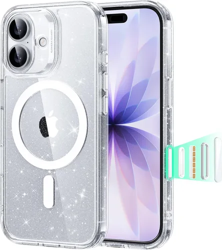 Vista 43 de ESR Funda para iPhone 14 Plus, compatible con MagSafe, protección de grado militar a prueba de golpes, resistente al amarillamiento, funda magnética