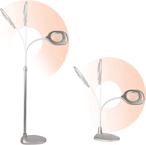 Vista 2 de OttLite – Lámparas para mesa y piso, con lupa, 2 en 1, ledes, 43828C, 15.00watts