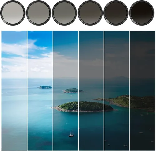 Vista 2 de SSE Filtro variable ajustable de densidad neutra de 2.283 in ND Fader (ND2 a ND400)