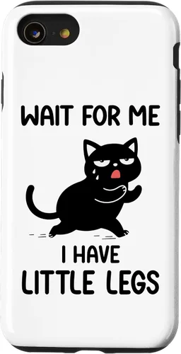 Vista 17 de Funny Short Legs Cat Saying Wait for Me, I Have Little Legs Case for iPhone 17
