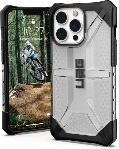 Vista 9 de URBAN ARMOR GEAR UAG - Funda protectora diseñada para iPhone 13 Pro, color negro, resistente, ligera, delgada, a prueba de golpes, Pathfinder