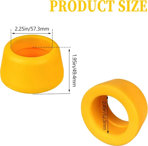 Vista 2 de Adaptador de manguera de vacío de 2-1/2 pulgadas de repuesto para cepilladora DeWalt DW735 DW735X, se adapta a piezas de soporte de cepilladora