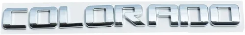 Vista 3 de Aimoll 1 emblema de letras de Colorado, insignias adhesivas 3D brillantes para GM Silverado (cromado)