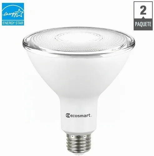 Vista 3 de EcoSmart Bombilla LED de inundación regulable PAR38 equivalente a 120 W (paquete de 2)