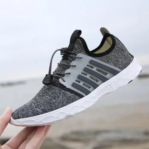 Vista 5 de Whatseaso Zapatos acuáticos para mujeres y hombres, ligeros, de secado rápido, para playa, adultos, zapatos deportivos para natación, surf, piscina