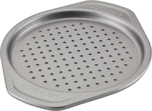 Vista 11 de Circulon Total Bakeware - Juego de horno tostador antiadherente y sartén personal para pizza, 4 piezas
