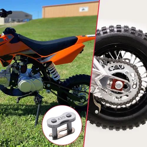 Vista 5 de KAMIER Cadena 420 Master Connect Link Breaker para Coleman CT200U BT200X Baja 196 212cc Mini Bike Go Kart TaoTao Coolster Ice Bear Suzuki SSR TTR