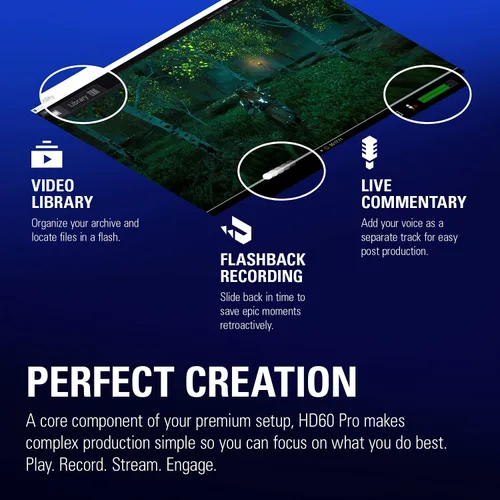 Vista 7 de Elgato Game Capture HD, Xbox y PlayStation Grabadora de juegos de alta definición para Mac y PC