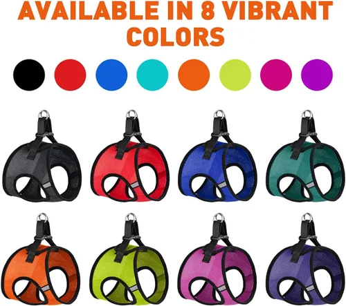 Vista 2 de Dogline York Step-in Air - Arnés de malla para perro, sin estrangulamiento, chaleco suave acolchado en el pecho para cachorros, perros pequeños