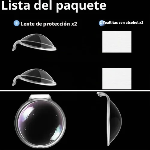 Vista 9 de Protector de lente para DJI Osmo 360 II/360, funda protectora para DJI Osmo 360 II