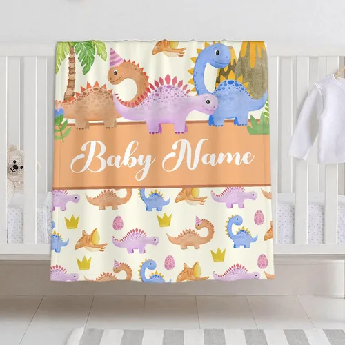 Vista 26 de Manta de bebé personalizada para niñas y niños, manta de bebé personalizada con nombre para niños pequeños, niños, ducha, recién nacidos, guardería