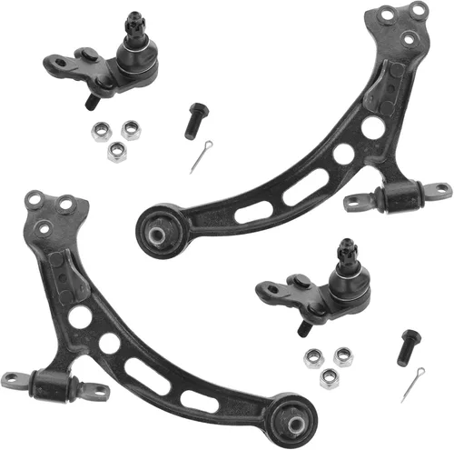 Vista 132 de TRQ Brazo de control superior e inferior del lado del conductor y del pasajero con juego de rótulas compatible con Chevrolet GMC 89-02