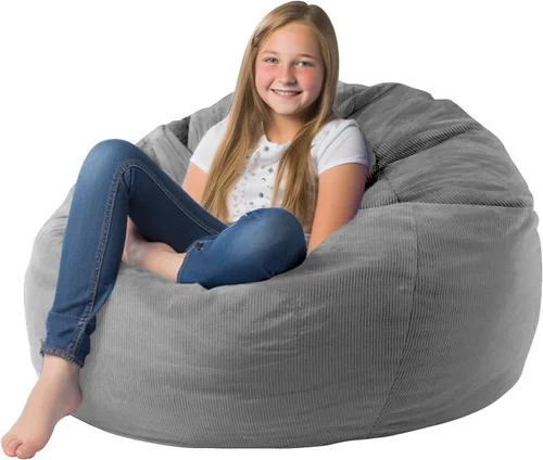 Vista 8 de Funda para silla de almacenamiento de puf de animales de peluche (sin relleno), suave, lavable, rellenable, extraíble, organizador de felpa de alta