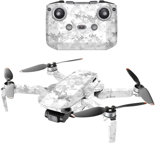 Vista 18 de MightySkins - Compatible con DJI Mini 2 Dron portátil - Artic Camo Funda protectora de vinilo duradera y única Fácil de aplicar, quitar