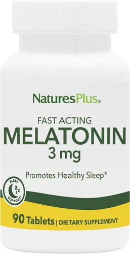 Vista 8 de NaturesPlus Melatonina 1 mg - 90 tabletas de acción rápida - Apoya el sistema inmunológico saludable y la agudeza mental - Vegano, sin gluten - 90