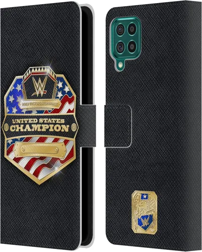 Vista 209 de Head Case Designs Officially Licensed WWE Cruiserweight Champion Title Belts Leather Wallet Case Compatible with Samsung Galaxy A07 4G Campeón