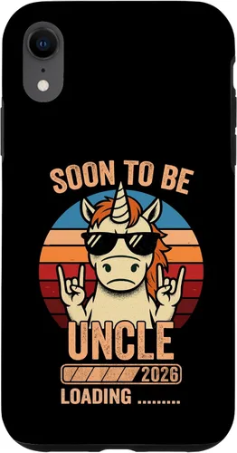 Vista 25 de Soon to Be Uncle 2026 Unicorn Uncle to Be 2026 Case for iPhone 16