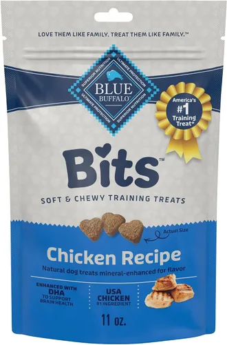 Vista 16 de Blue Buffalo Bits - Golosinas de entrenamiento de pollo, 1 oz, 12