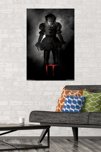 Vista 2 de Trends International IT - Póster de pared de payaso, 22.375 x 34 pulgadas, versión premium sin marco