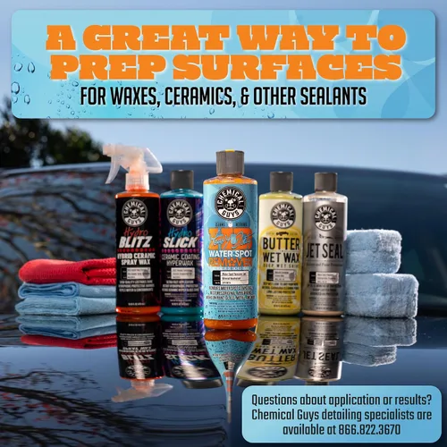 Vista 6 de Chemical Guys, Gel removedor de manchas de agua resistente para vidrio y pintura, 16 onzas