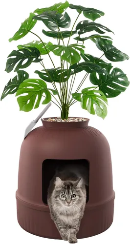 Vista 12 de Lifewit Caja de arena para gatos con sistema eléctrico de control de olores Negro