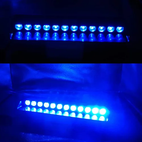 Vista 7 de Luz Estroboscópica de Destello LED Azul de Advertencia de Emergencia con 12 LED, Ventosa para Salpicadero Interior, Techo, Parabrisas, Salpicadero
