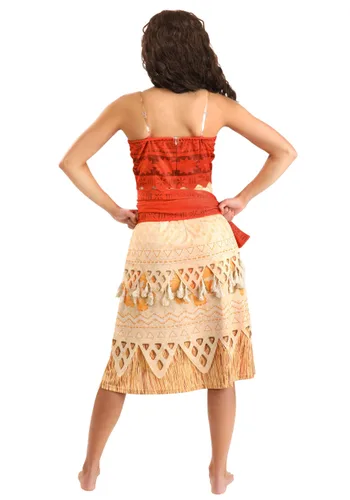 Vista 2 de Disfraz Deluxe Disney Moana para Mujer Multicolor