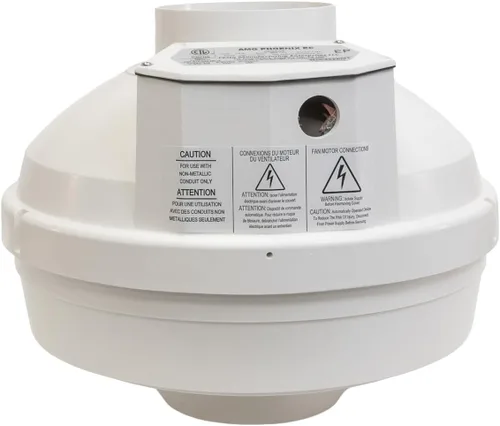 Vista 8 de Festa AMG Eagle Extreme EC Ventilador de Radón - Ventilador Silencioso y Eficiente Energéticamente de 304 CFM Sistema de Mitigación de Radón
